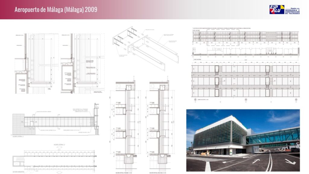 plano Aeropuerto de Málaga (Málaga) 2009