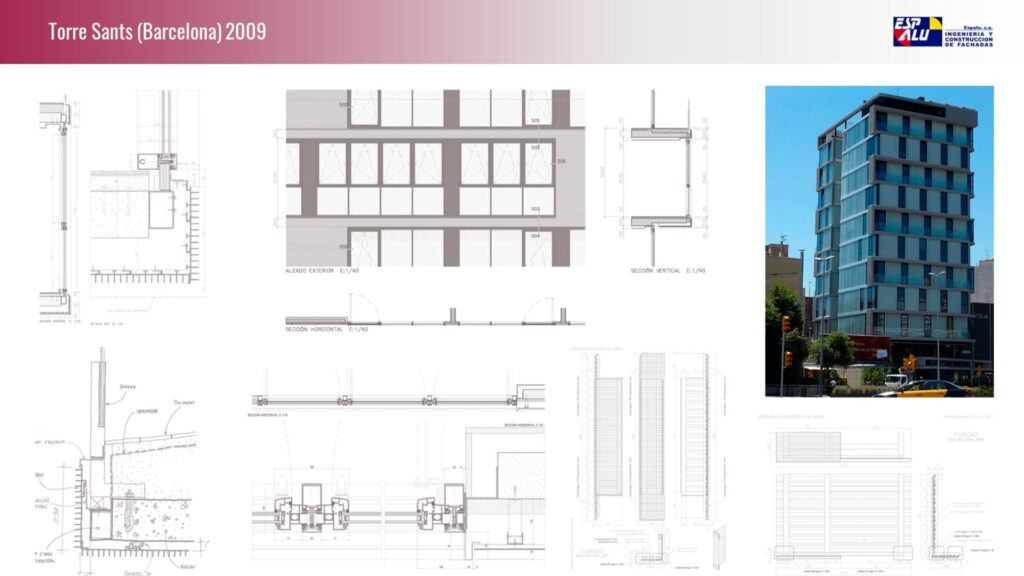 plano Torre Sants (Barcelona) 2009